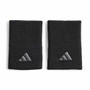 adidas Tennis Large Wristbands (2x) Black/Iron Metallic View 1