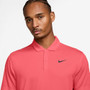 Nike Court Dri-FIT Solid Polo - Men's Hot Lava View 3