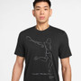 (Unpurchaseable) Nike Court Dri-FIT French Open Tee - Men's Black View 3