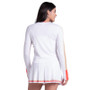 Lucky In Love Double Play Long Sleeve - Women's White/Camel View 3