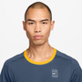 Nike Court Advantage Top - Men's New Slate/Atomic Orange View 3
