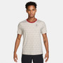 Nike Court Advantage Printed Top - Men's Light Bone View 1