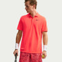 Nike Court Dri-FIT Solid Polo - Men's Bright Crimson View 5