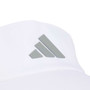 (Unpurchaseable) adidas Climacool Visor - Unisex White/Iron Metallic View 3