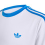 adidas Boys' Classics Tee White/Blue View 4