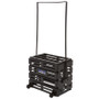 Tourna Pickleball Caddy Deluxe with Wheels Black View 1