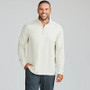 tasc Carrollton 1/4 Zip Top - Men's White View 3