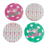 Born To Rally Pickleball Day Dinkers Coasters (4x) Pink View 1
