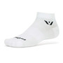 Swiftwick Aspire One Ankle White View 1