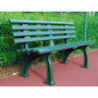 4' Courtsider Bench Green View 1