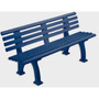 5' Courtsider Bench Blue View 1