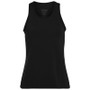 Augusta Poly/Spandex Solid Racerback Tank - Women's Black View 1
