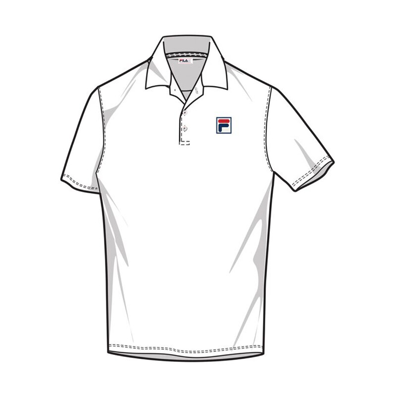 ■FILA■ Polypique Carat ShirtFS2TSH2232UBLK 1100FS2TSH2232U FILA Pique Polo (M)
