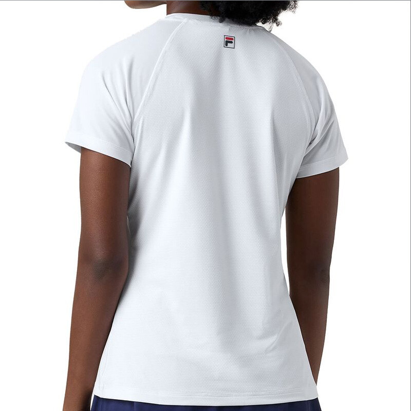 ■FILA■ Functional Mesh Cut Short Sleeve T-shirtFS2RSG2251F Fila Boxy fit short sleeves t-shirt with frying pan