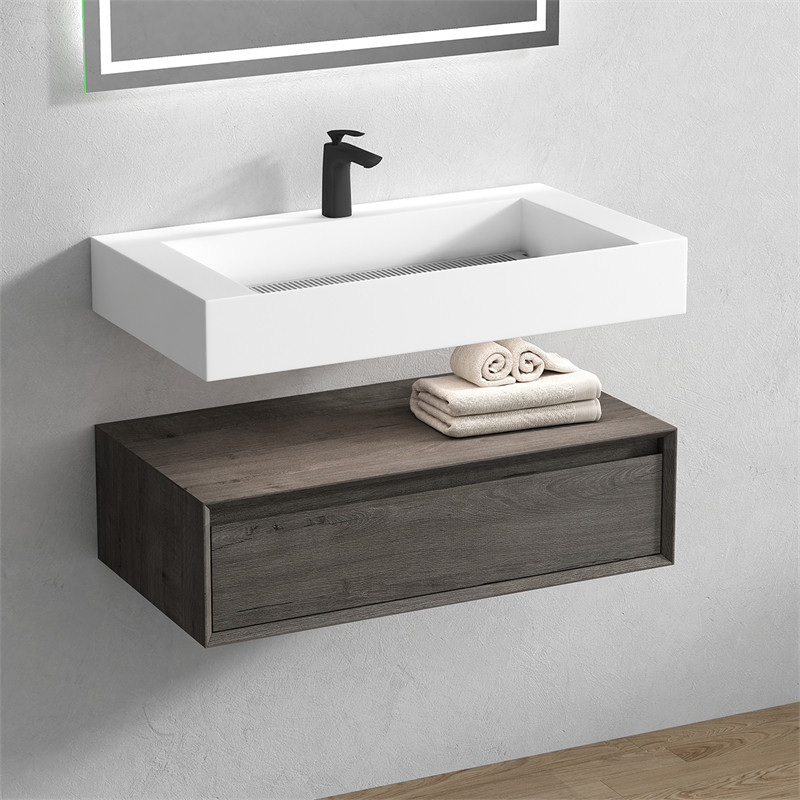 BT017 36" Wall Mounted Modern Bathroom Vanity - LOS ANGELES VANITIES