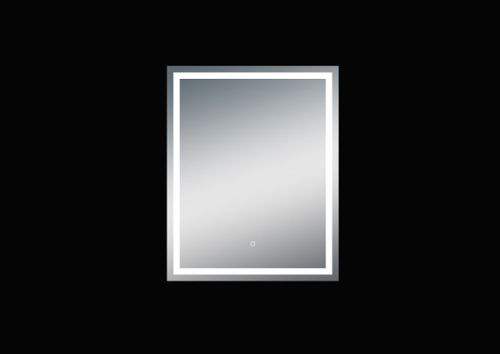 MOA502 - 32'' POLISHED EDGE FROSTED PANEL LED MIRROR