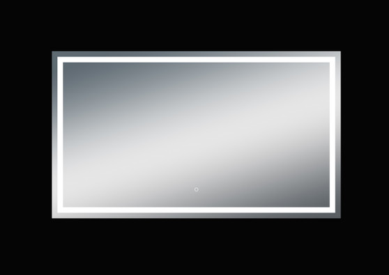 MOA507 - 68'' POLISHED EDGE FROSTED PANEL LED MIRROR