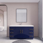 Elsa 60 inch Freestanding Modern Bathroom Vanity - Single Sink