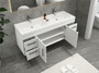 Elsa 60inch Floating Modern Bathroom Vanity - Double Sink