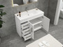 Elsa 42 inch Freestanding Modern Bathroom Vanity - Left Side Drawers