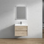 SLIM 30" Wall Mounted Vanity with Reinforced Acrylic Sink