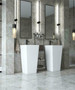 E-P06 White Pedestal Sink