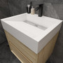 MAX 24" Wall Mounted Bath Vanity with 5" Thickness Acrylic Sink