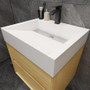 MAX 24" Wall Mounted Bath Vanity with 5" Thickness Acrylic Sink