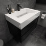 MAX 30" Wall Mounted Bath Vanity with 5" Thickness Acrylic Sink