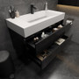 MAX 42" Wall Mounted Bath Vanity with 5" Thickness Acrylic Sink