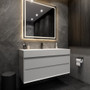 MAX 48" Wall Mounted Bath Vanity with 5" Thickness Acrylic Sink