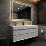 MAX 60" Wall Mounted Bath Vanity with 5" Thickness Acrylic Sink - Single Sink