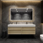 MAX 72" Wall Mounted Bath Vanity with 5" Thickness Acrylic Sink
