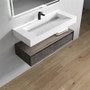 BT017 48" Wall Mounted Modern Bathroom Vanity 