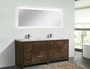 MOD 84" Modern Bathroom Vanity With Acrylic Sink