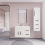 Elsa 36 inch Floating Modern Bathroom Vanity - Right Side Drawers