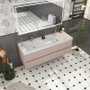 Louis 60" Floating Modern Bathroom Vanity - Double Sink