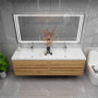 Louis 72" Floating Modern Bathroom Vanity