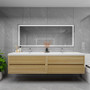 Louis 84" Floating Modern Bathroom Vanity