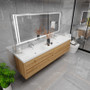 Louis 84" Floating Modern Bathroom Vanity