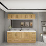 Victoria 84" Solid Wood Free Standing Bathroom Vanity