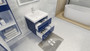 MOB 30" Wall Mounted Modern Bathroom Vanity with Reinforced Acrylic Sink