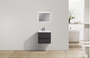 MOB 30" Wall Mounted Modern Bathroom Vanity with Reinforced Acrylic Sink