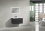 MOB 36" Wall Mounted Modern Bathroom Vanity with Reinforced Acrylic Sink