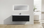 MOB 60" Wall Mounted Modern Bathroom Vanity (Single Sink)