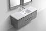 MOB 60" Wall Mounted Modern Bathroom Vanity (Single Sink)