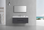 MOB 60" Wall Mounted Modern Bathroom Vanity (Single Sink)