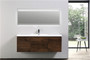 MOB 60" Wall Mounted Modern Bathroom Vanity (Single Sink)