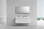  MOB 60" Wall Mounted Modern Bathroom Vanity (Double Sink)