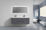  MOB 60" Wall Mounted Modern Bathroom Vanity (Double Sink)